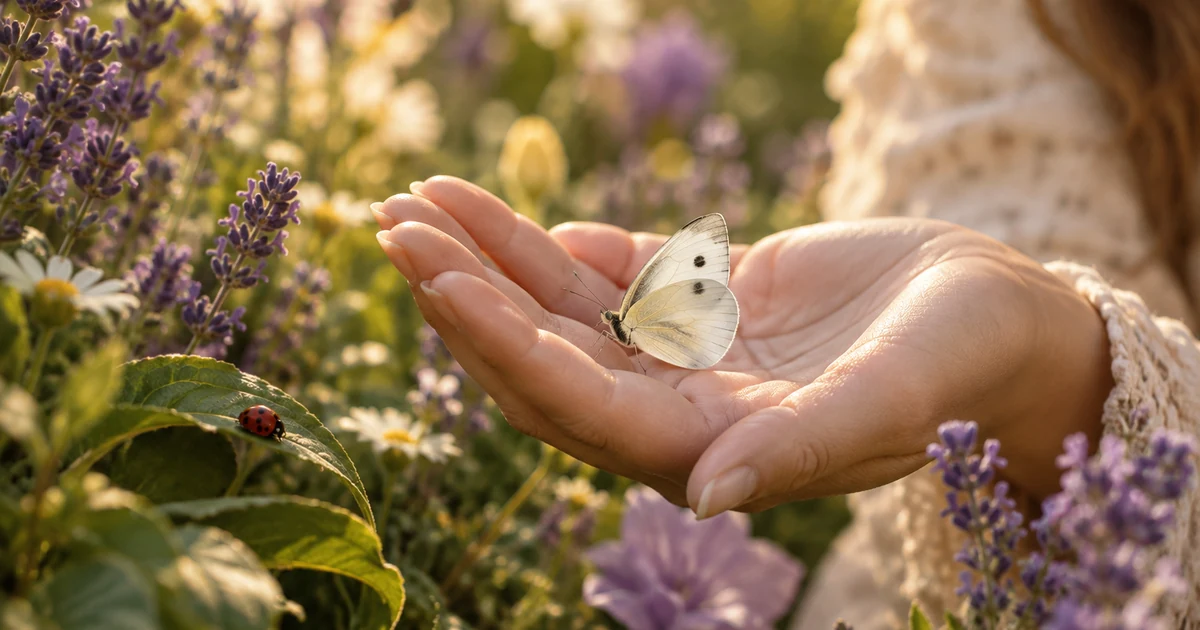 Papillon, coccinelle : des messages d’un être cher disparu ?